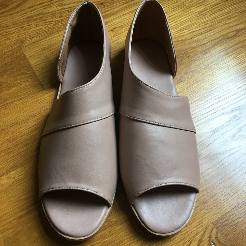 PEEP TOE FREYA FLAT DUPES ‼️